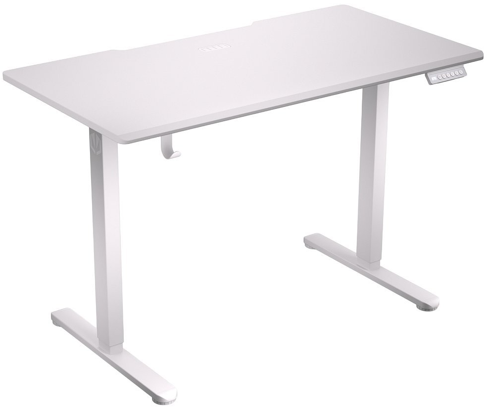 Endorfy Atlas S Electric bílý,Herní stůl, motorizovaný, výškově stavitelný, cable management, 114×60cm,nosnost 50kg,bílá