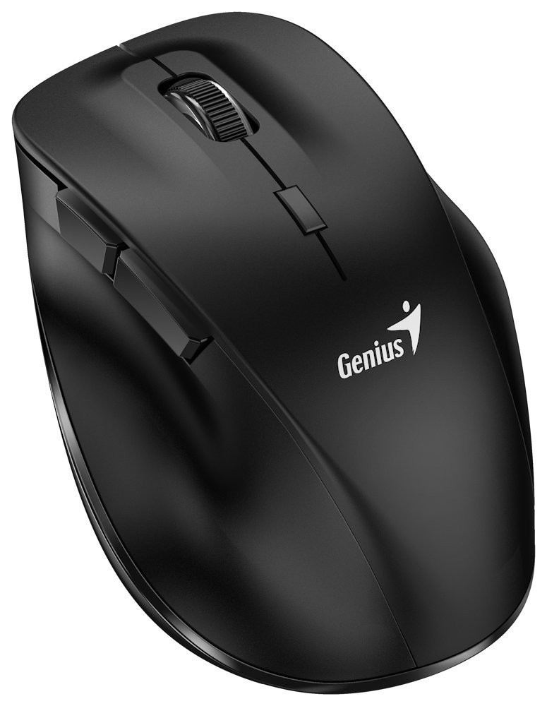 Genius Ergo 8230S BT Myš, bezdrátová, ergonomická, optická, 2,4GHz + Bluetooth, 1600DPI, 6 tlačítek, AI Copilot, černá