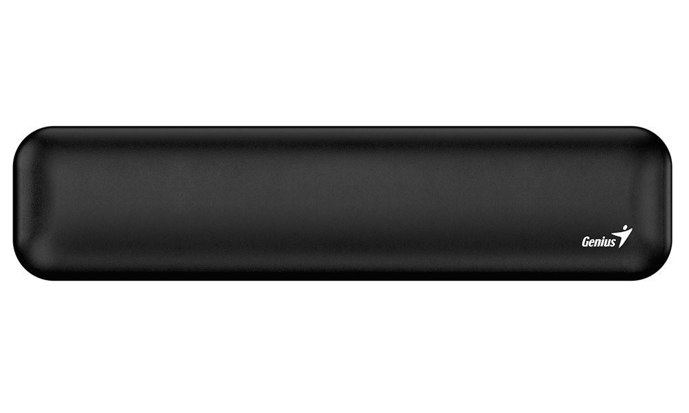 Genius G-WP, Opěrka dlaně, ke klávesnici, 320×75×20mm, pamětová pěna, ergonomická opora, protiskluzová základna, černá