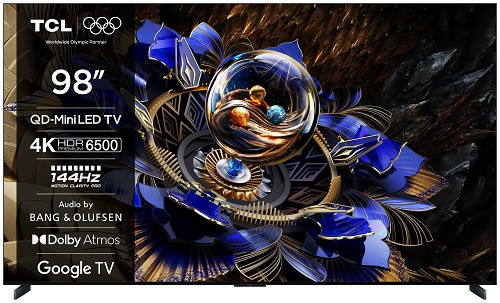 TCL 98X11K SMART TV 98" QLED/4K UHD/Mini LED/144Hz/4xHDMI/USB/LAN/GoogleTV POŠKOZENÁ KRABICE