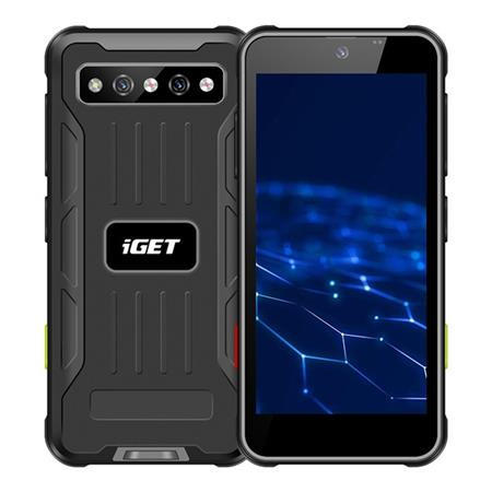 iGET T mini Black - odolný 4"/1080x540/Octa-core/6GB/128GB/GPS+Glonass+Beidou/WiFi+BT 5.0/5 MPx+16+20 MPx/USB-C/Andr. 16