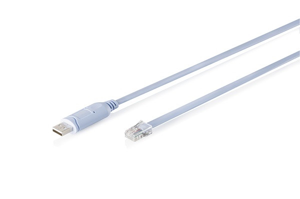 DIGITUS USB 2.0 na RJ45 konzolový kabel, 1,8m, bílý