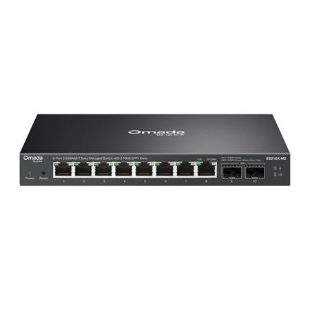 TP-Link ES210X-M2 Omada 8portový 2.5G BASE-T Easy Managed switch se 2 sloty 10GE SFP+