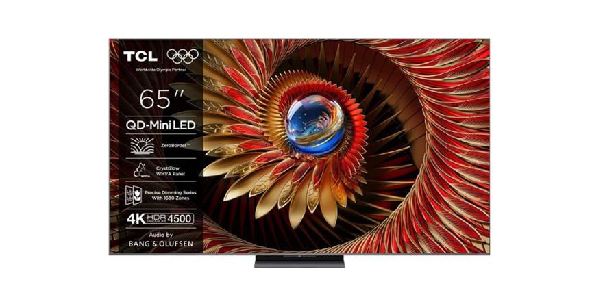 TCL 65C8K SMART TV 65" QLED/4K UHD/Mini LED/144Hz/4xHDMI/USB/LAN/GoogleTV POŠKOZENÁ KRABICE