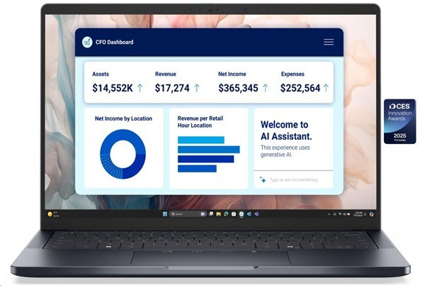 DELL Pro 14 Premium PA14250 Copilot+/U7-268V/32GB/512GB SSD/14" FHD+/IR cam/FPR/W11P/3Y ProSpt/šedá