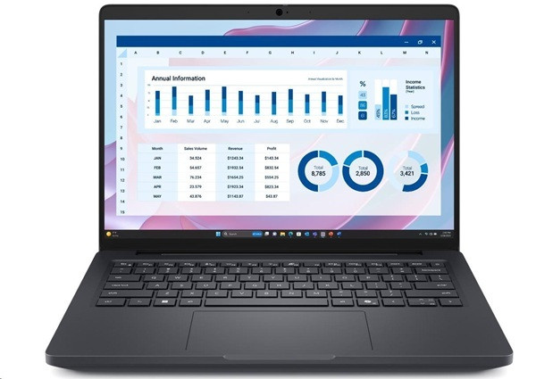 DELL Pro Max 14 MC14255 Copilot+/Ryzen AI 7 PRO 350/16GB/512GB SSD/14" FHD+/Cam & Mic/W11P/3Y ProSpt/šedá