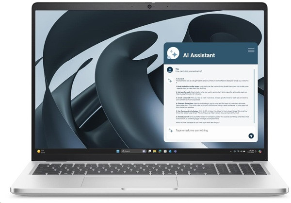 DELL Pro 16 Plus PB16255 Copilot+/Ryzen AI 5 PRO 340/16GB/512GB SSD/16" IPS FHD+/IR Cam & Mic/W11P/3Y ProSpt/stříbrná