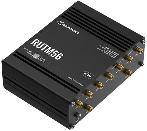 Teltonika RUTM56 Průmyslový 5G+4G Wi-Fi Router, GPS, 2 modemy, eSIM
