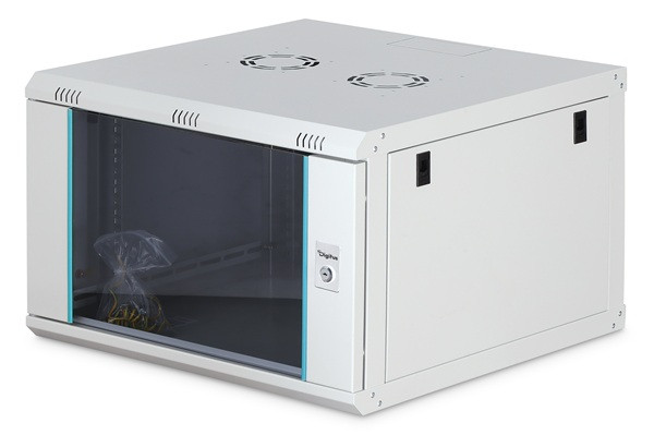 DIGITUS DN-37102 Nástěnná skříň 7U, Dynamic-N, 19", 600x600mm, nesmontovaná, šedá (RAL 7035)