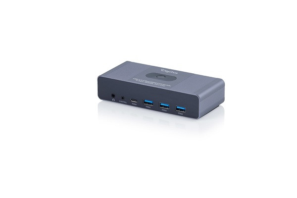 DIGITUS DS-12856 KVM Switch, 2portový, HDMI, USB 4K60Hz, Core Line