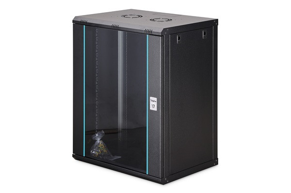 DIGITUS DN-37113 Nástěnná skříň 16U, Dynamic-N, 19", 600x450mm, nesmontovaná černá (RAL 9005)