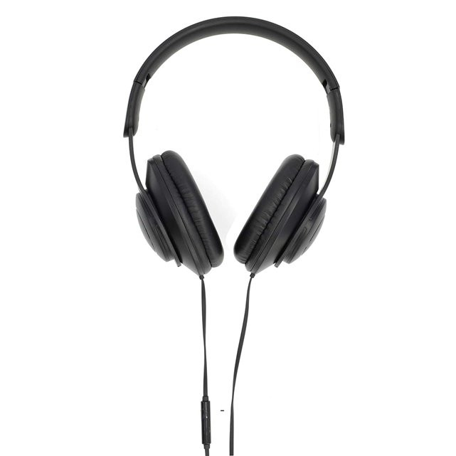 Nedis HPWD5024BK - Kabelová Sluchátka | Přes Uši | USB-C | Délka kabelu 1.2 m | Ovládání Hlasitosti | Černá