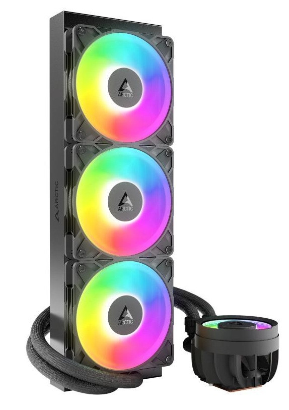 ARCTIC Vodní chladič Liquid Freezer III 360 Pro ARGB, 3x120mm, AM5,AM4, LGA1851,LGA1700, černá