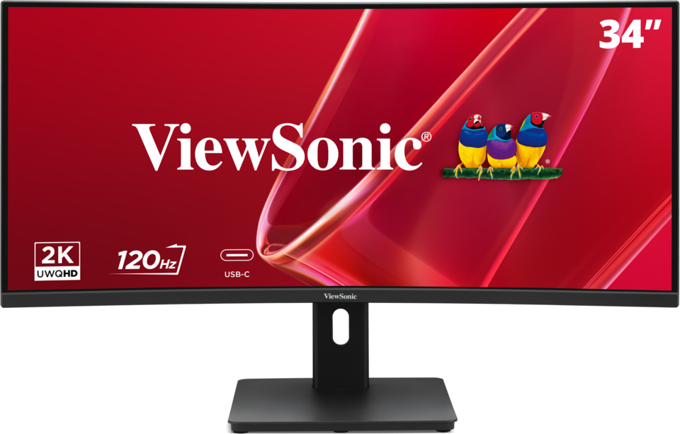 Viewsonic VA3420C-2 34" zakřivený VA/3440x1440@120Hz/3,5ms/300cd/HDMI/DP/USB/USB-C/Repro/Pivot/HAS/VESA