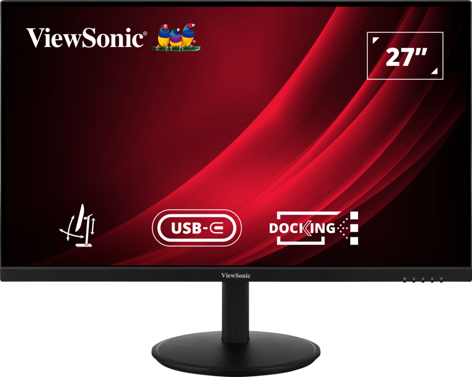 Viewsonic VG2709U-2K 27" IPS/2560x1440@100Hz/4ms/350cd/HDMI/DP/USB/USB-C/RJ45/Repro/Pivot/HAS/VESA