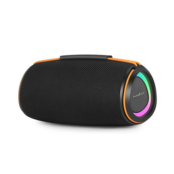 Nedis SPBT3026BK - Bluetooth® Reproduktor | 60 W | Stereo | Home / Portable / Venkovní | Propojitelný | Černá / Oranžová