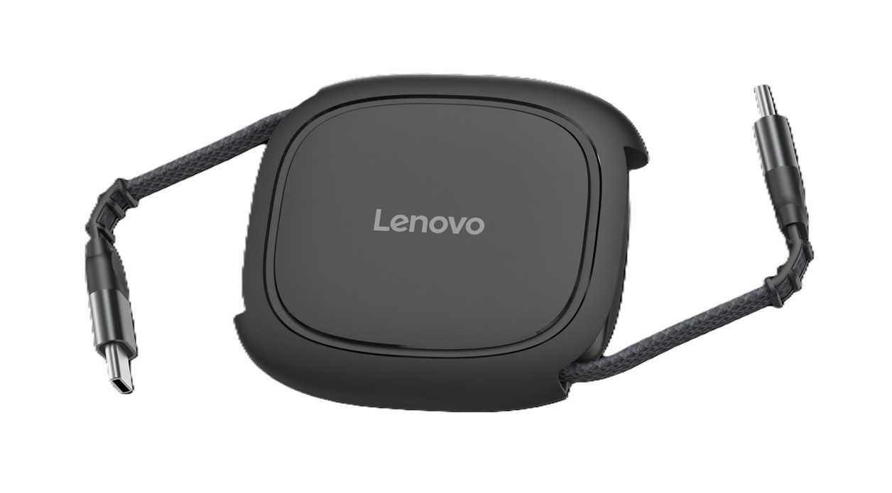 Lenovo 240W USB-C Retractable Cable = rolovací USB-C to USB-C napájecí a datový kabel 