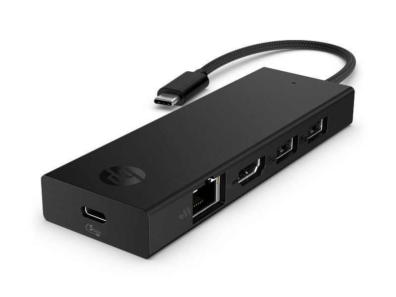 HP Portable USB-C 4K HDMI Hub
