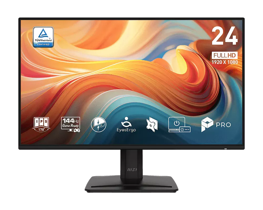 MSI monitor PRO MP242 E14A 23,8" IPS/FHD/144Hz/1ms/HDMI/DP/D-Sub/černá