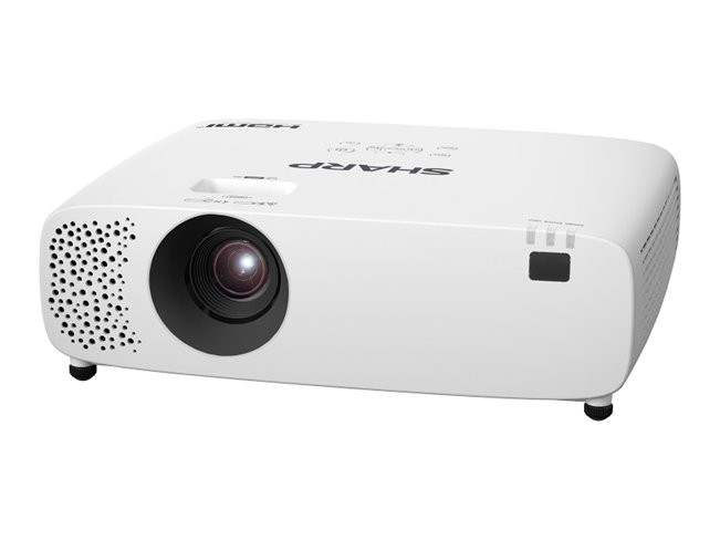 Sharp XP-E501U, 3LCD Laser, WUXGA 1920x1200, 5000 ANSI, 1,37 - 1,65 : 1, 5000000:1, 2 x HDMI, RJ45, repro
