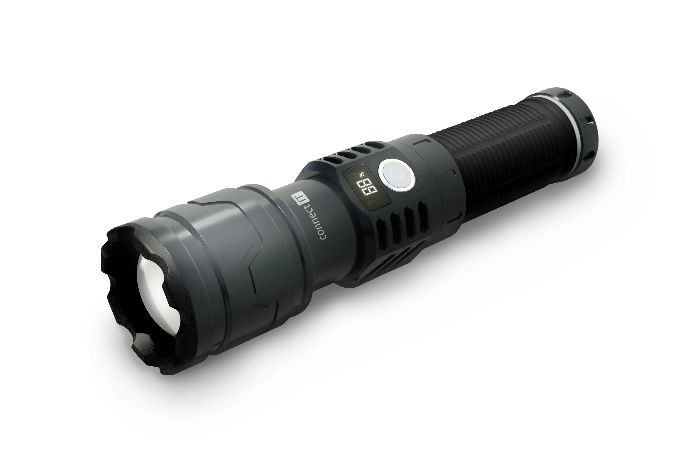 CONNECT IT GLEAM PRO 1000R LED ruční svítilna dobíjecí,1000lm, ANTRACIT
