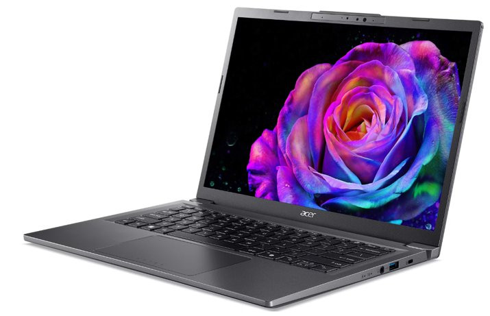 Acer Aspire Lite 14 AI (A14-52MT-76GE) Copilot+ PC Ultra 7 256V/16GB/512GB SSD/14" WUXGA IPS/W11 Home /šedý