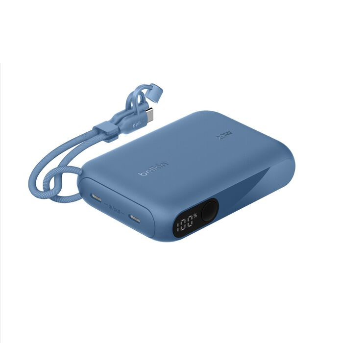 Belkin BOOST CHARGE™ USB-C Power Delivery PowerBanka s displejem, 10000mAh, 20W, modrá