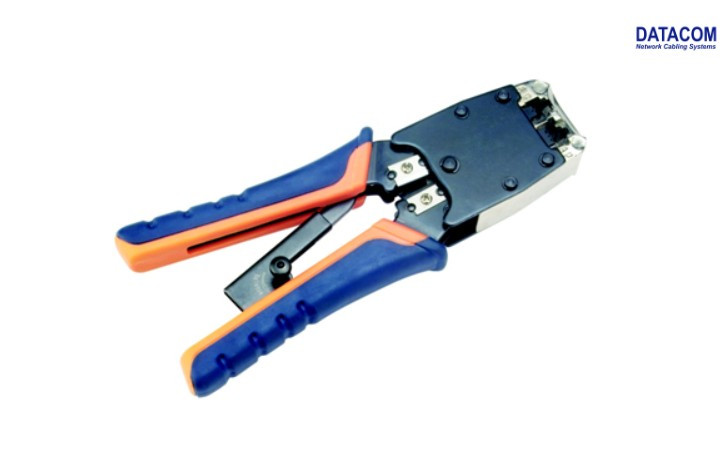 DATACOM Konektorovací kleště L-PROFI 8P+6P OR/BL račna (RJ45,12,11