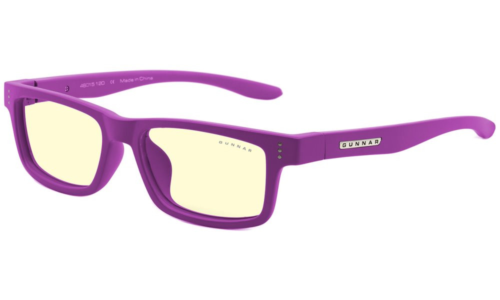 GUNNAR kancelářske/herní brýle  CRUZ KIDS SMALL (4-8) MAGENTA jantarová skla BLF 65 NATURAL focus