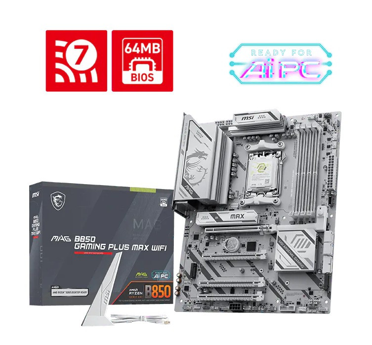 MSI MAG B850 GAMING PLUS MAX WIFI/AM5/ATX