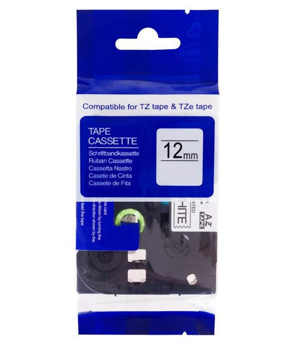 PRINTLINE kompatibilní páska s Brother HSe-611, 6mm, černý tisk/ žlutý podklad, bužírka