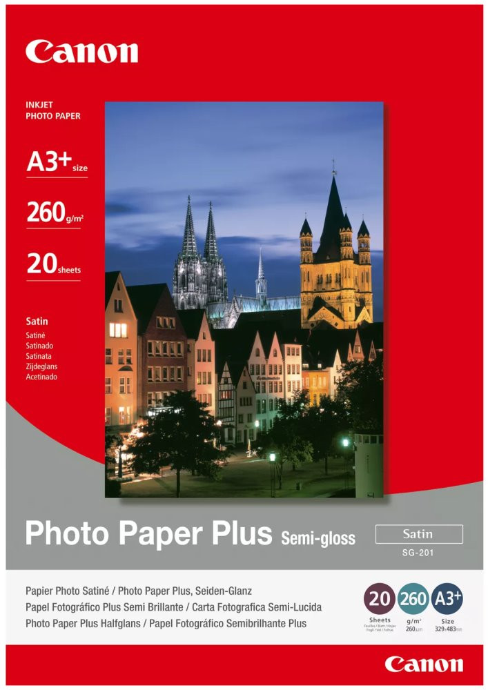Canon fotopapír   BJ MEDIA SG-201 A3+ 20SH