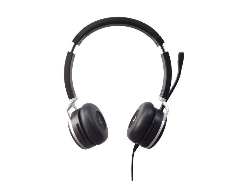 Grandstream GUV3005/Stereo/USB/Drát/Černá-stříbrná