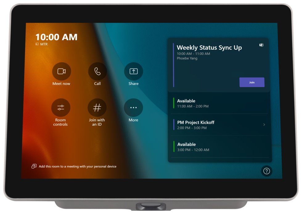 Viewsonic MRC1010-TN Touch Console for MicrosoftTeams Rooms System on Windows (10.1 inch touch screen, non-OS)