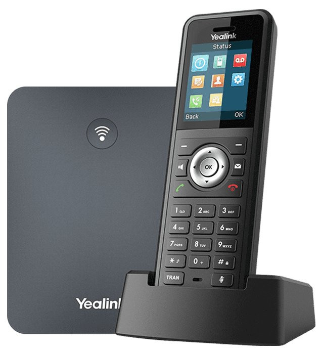 Yealink W79P PRO, IP DECT báze+ručka, PoE, 2,4“ bar. LCD, IP67, BT, až 10 ruček