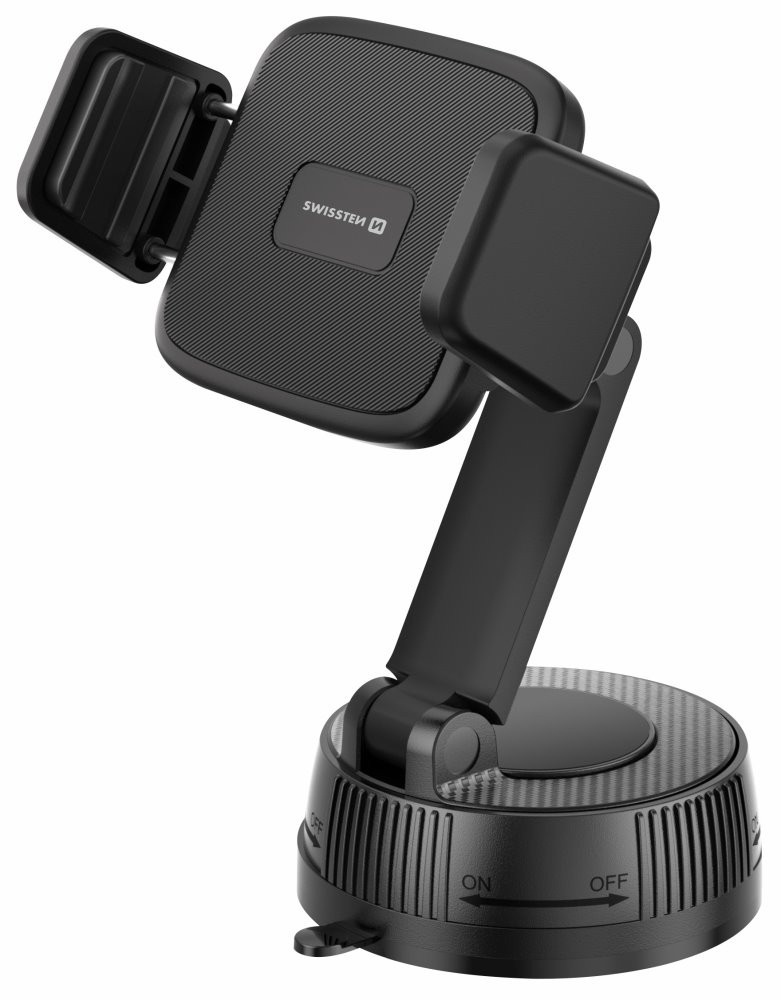 Swissten Držák do auta s čelisťovým přichycením S-Grip E1