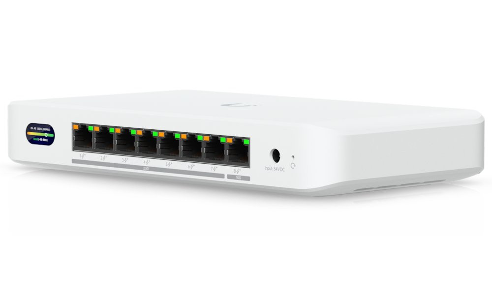 Ubiquiti UniFi Device Bridge Switch - 5/6GHz bezdrátový bridge/switch s PoE+, 7x 2.5GbE, 1x 10GbE, UniFi Wi-Fi Auto-Link