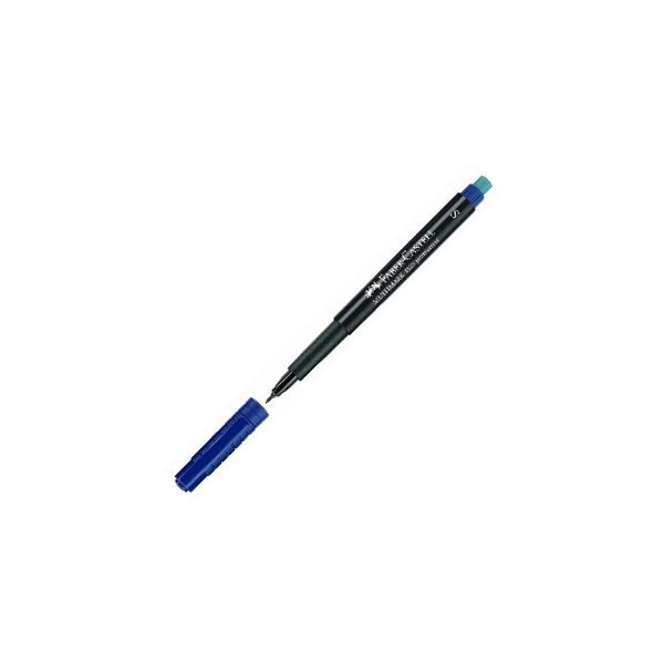 Permanentní popisovač Faber-Castell 1523 S, modrý