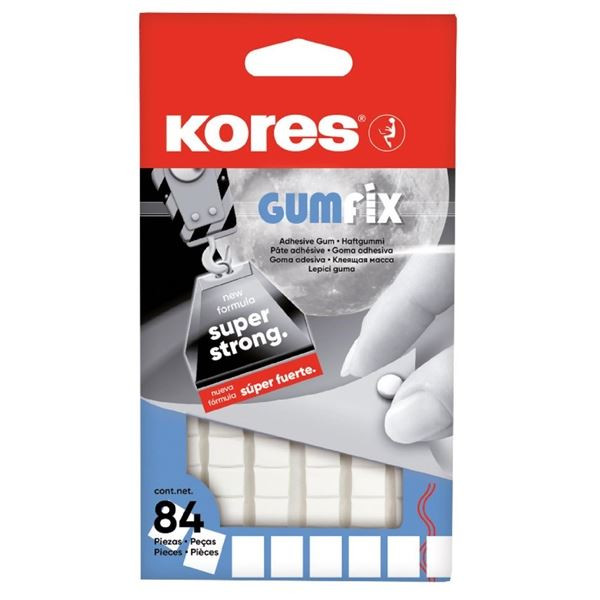 Lepicí guma Kores Gumfix, 84 ks, 50 g