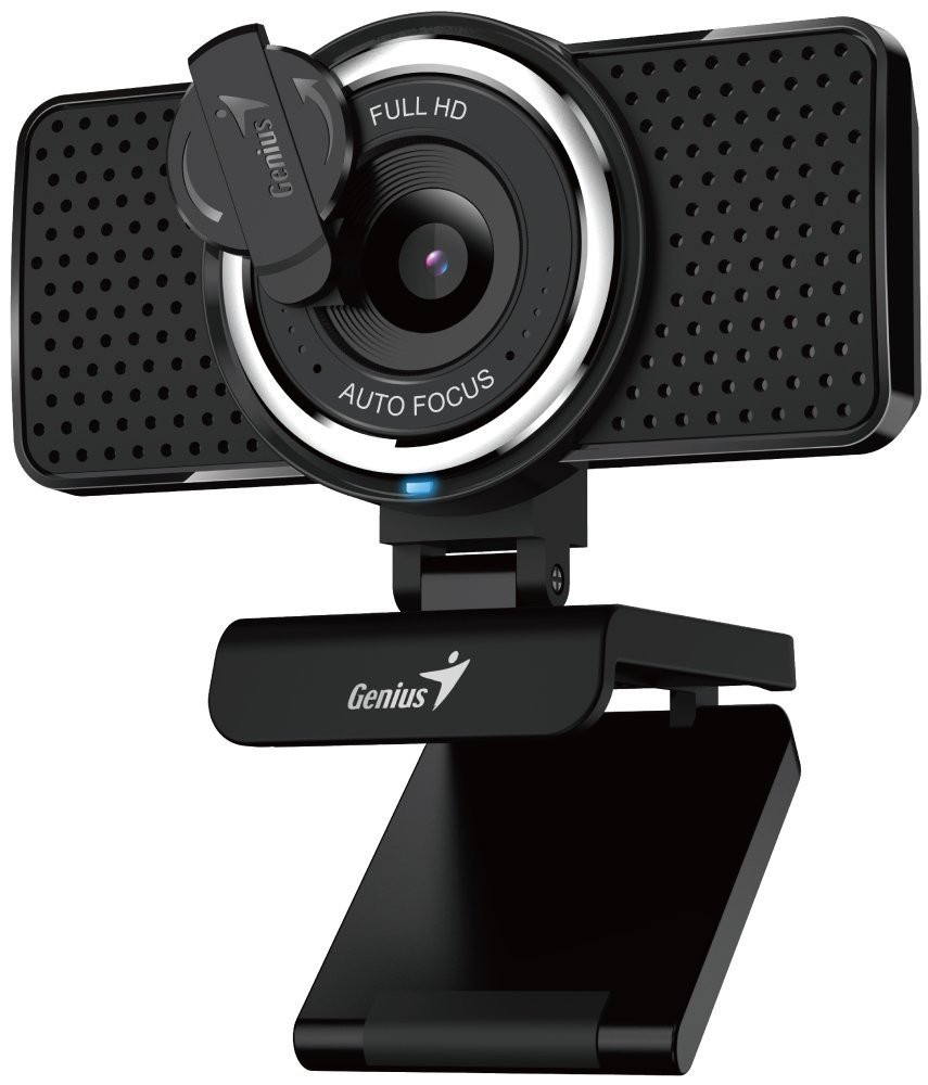 Genius ECam 8020AF,Webkamera, Full HD, 1920×1080, 30fps, autofocus, mikrofon, krytka soukromí, USB, USB-C, černá
