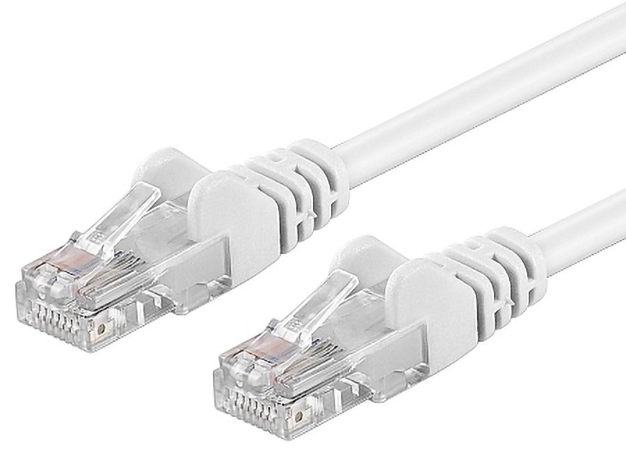 PremiumCord Patch kabel UTP RJ45-RJ45 CAT6 7m bílá