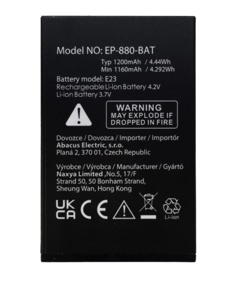 EVOLVEO orig. baterie 1200 mAh pro EasyPhone LT (EP-880)