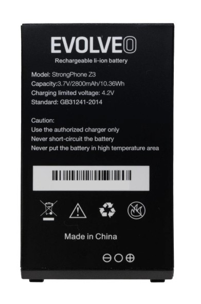 EVOLVEO orig. baterie 2800 mAh pro StrongPhone Z3