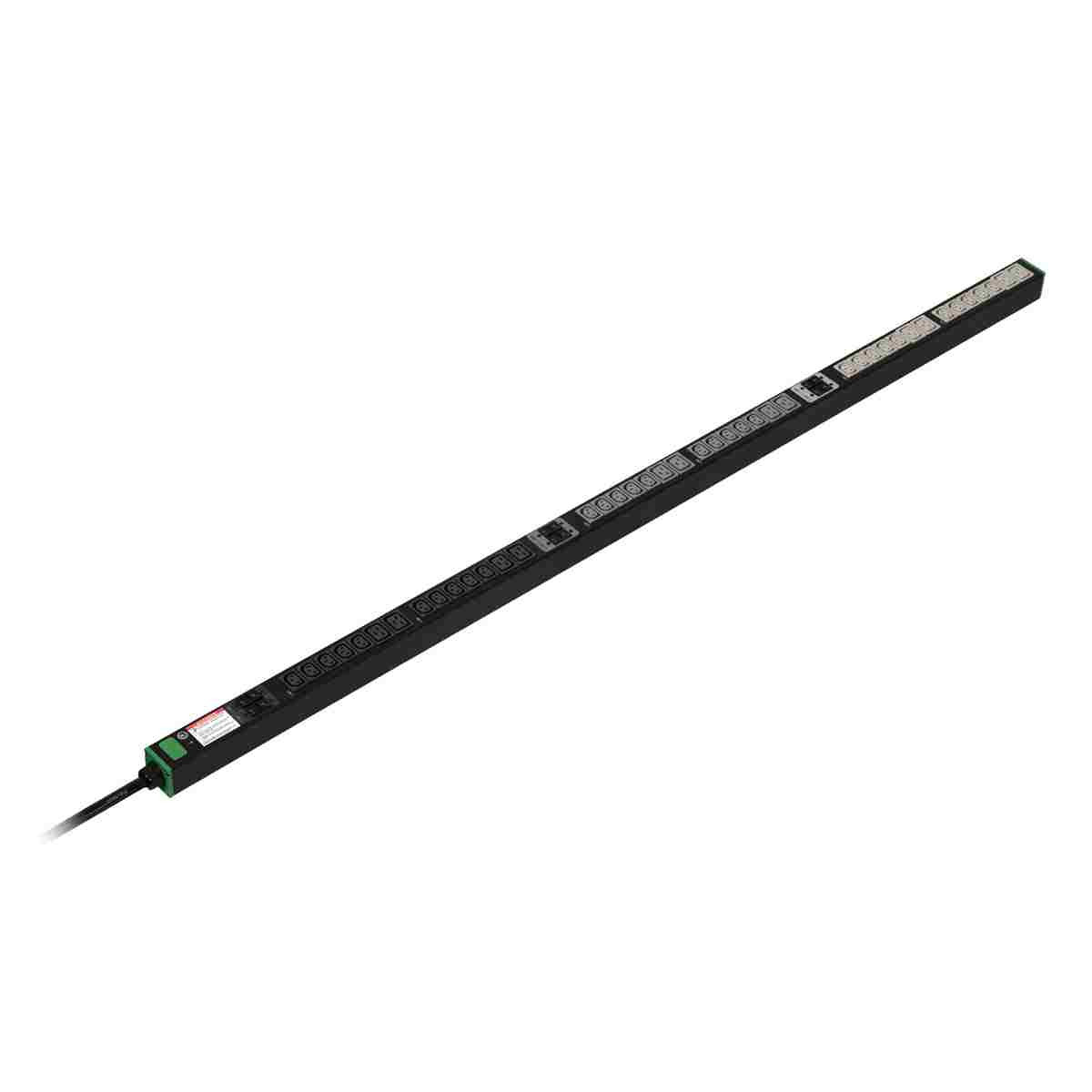 APC Easy Rack PDU, Basic, Vertical, 3 Phase, 22kW, 400V, 32A, 30 x C13 and 12 x C19 outlets, IEC60309 (32A 400VAC 3P+N+P