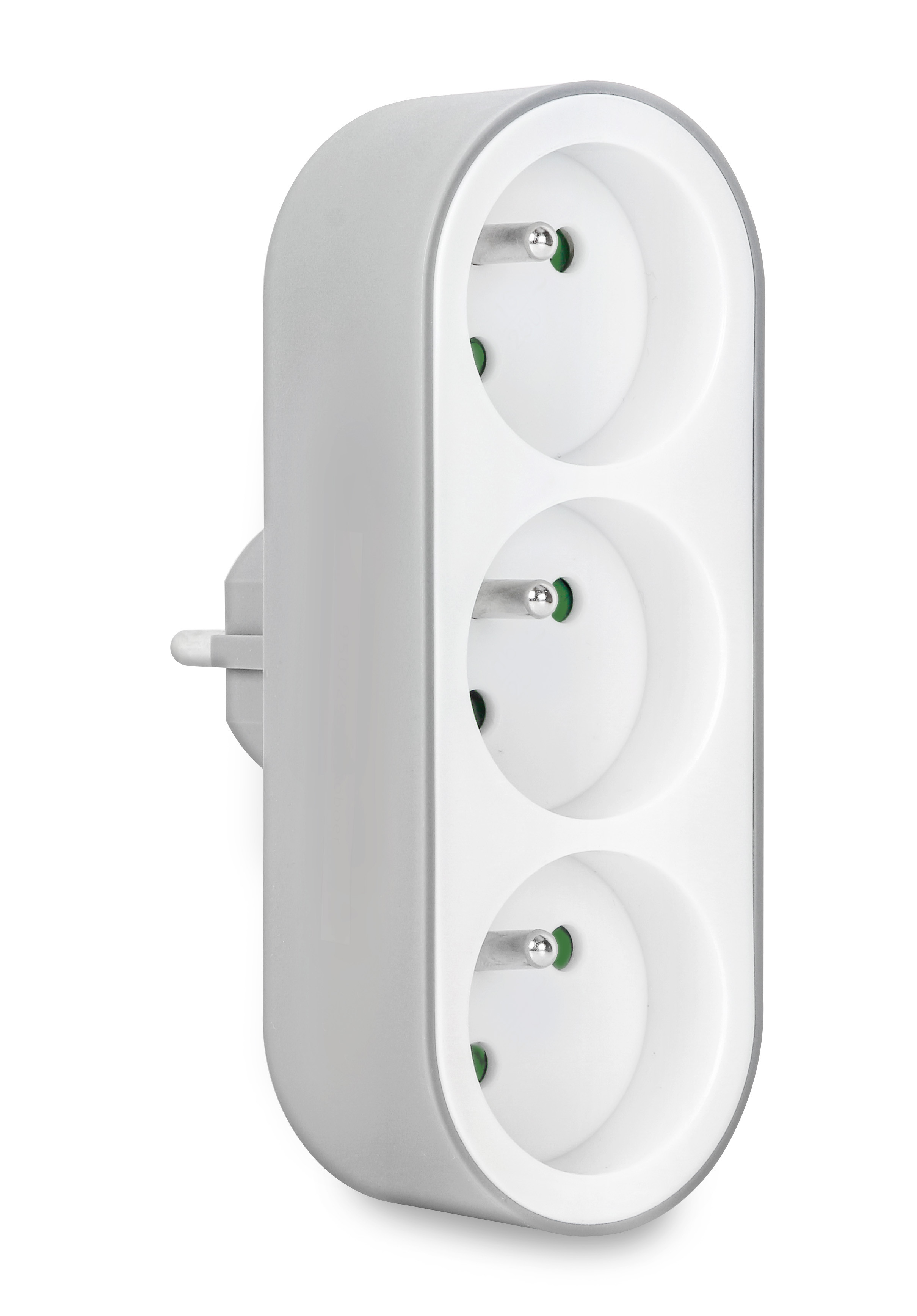 CONNECT IT Rozbočovací adaptér Tripple Split , 3 zásuvky (bíla)