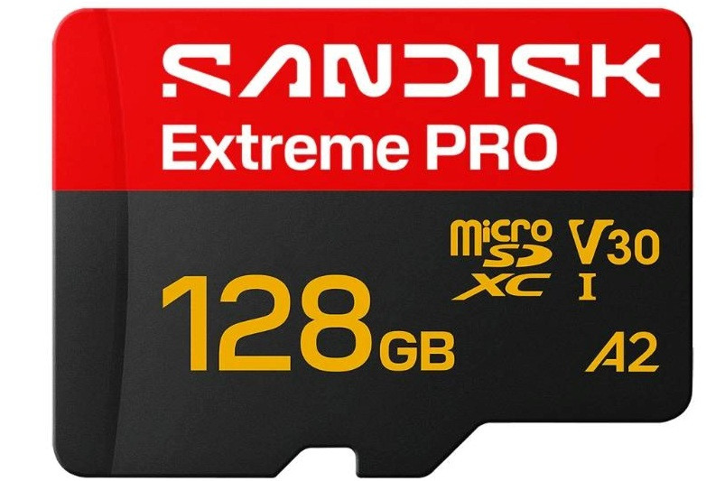 SanDisk Extreme PRO microSD UHS-I 128GB 250MB/s(R) / 120MB/s(W)