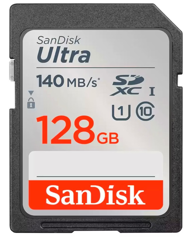 SanDisk Ultra GO SDXC UHS-I Card 128GB SD 190MB/s Read Full HD video