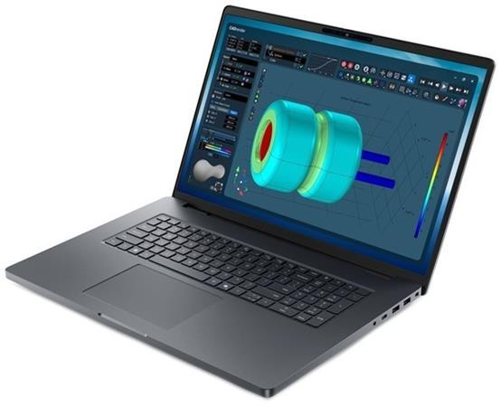 DELL Pro Max Plus 18 MB18250 U7 265HX/32GB/1TB SSD/18" QHD+/IR Cam & Mic/RTX PRO 2000/NFC/W11P/3Y ProSpt/šedá/bez adaptéru