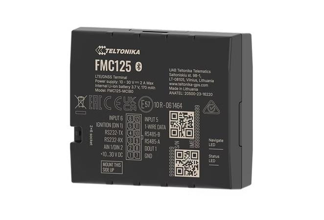 TELTONIKA TELEMATICS FMC125 – univerzální sledovací zařízení s podporou 4G LTE Cat 1 a rozhraními RS232 / RS485