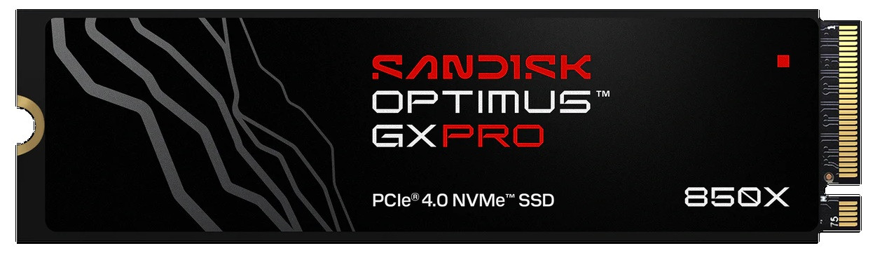 SANDISK OPTIMUS GX PRO 850X NVMe 8TB PCIe, Gen4, (R:7200, W:6600MB/s)